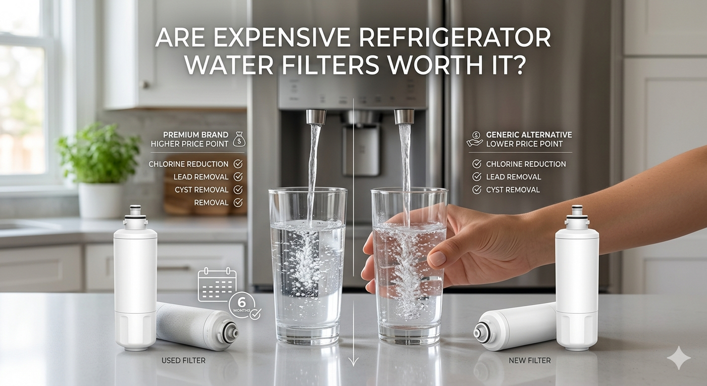 Are Expensive Refrigerator Water Filters Worth It?