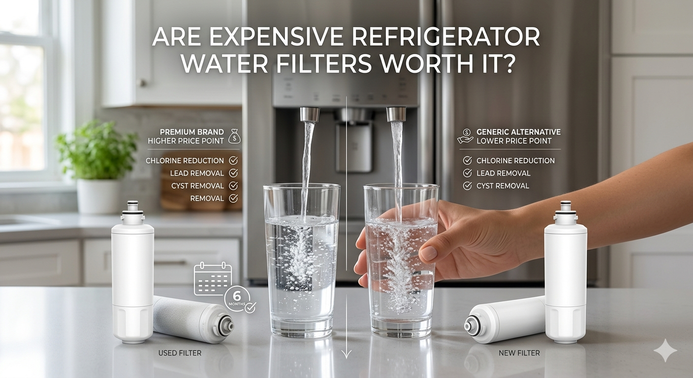 Are Expensive Refrigerator Water Filters Worth It?