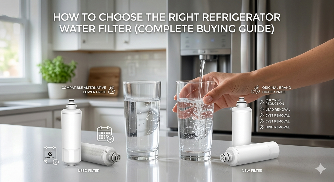 How to Choose the Right Refrigerator Water Filter (Complete Buying Guide)
