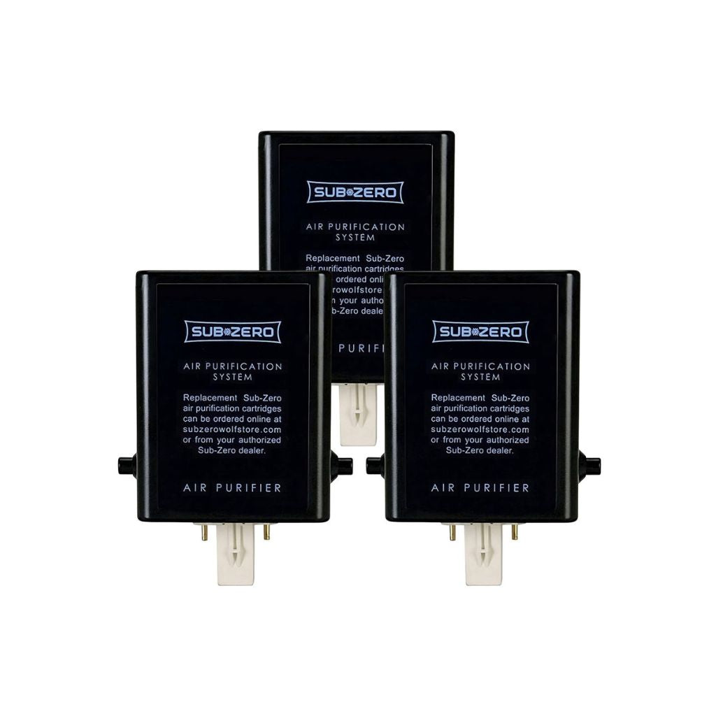 Sub-Zero 7042798 refrigerator air purification cartridge 3-pack replacement